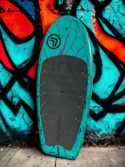 90L NG wing foil board with resin swirls